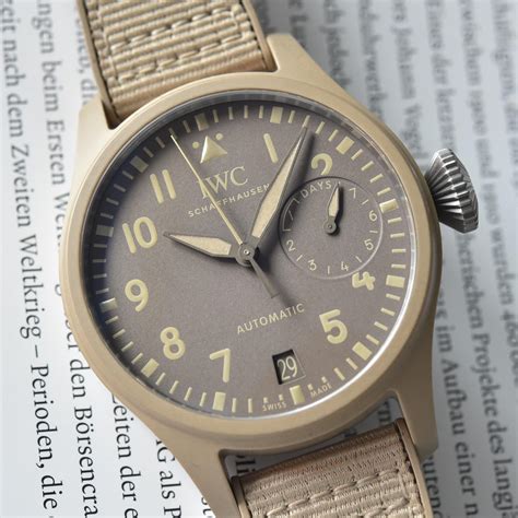 iwc big pilot desert|iwc mojave desert watch.